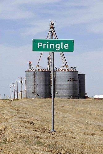Pringle TX Sign & Grain Elevators