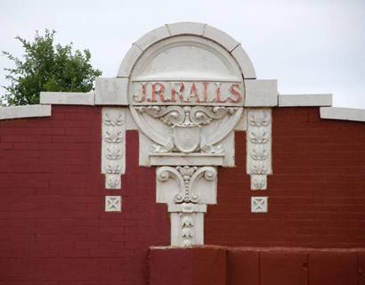 Ralls Tx - J.R. Ralls Building architecural details