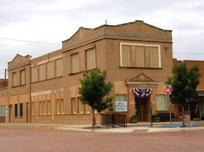 Ralls TX - Ralls Historical Museum,  former John Ralls Bank building