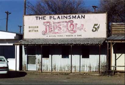 Pepsi-Cola ghost sign, Ropesville, Texas