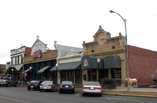 San Angelo TX - Some of the oldest buildings on E. Concho Ave