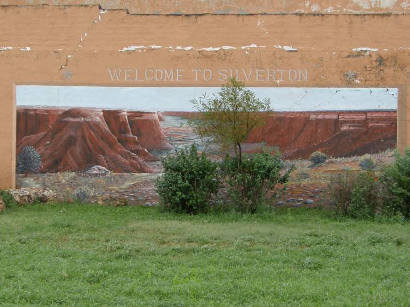 Silverton Tx - Mural of Canyon