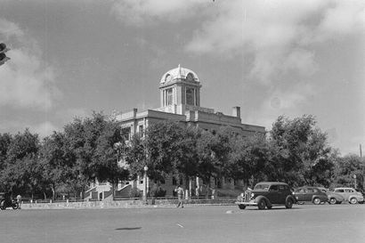 Scurry County Courthouse, Snyder Texas  vintage photo