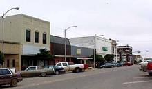 Snyder Texas town square before fire
