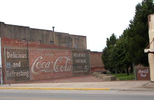 Coca-Cola ghost sign Stamford Texas