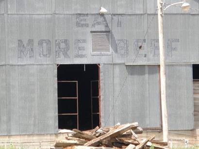 Sudan Tx Ghost Sign - Eat More Beef