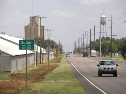 Sudan Tx city limit