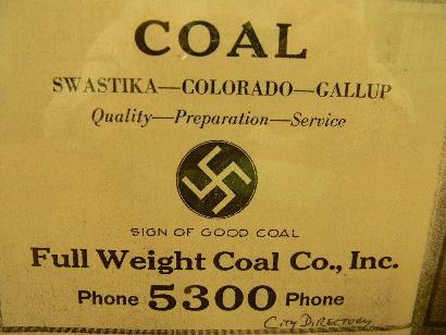 Swastika - "Sign of Good Coal"