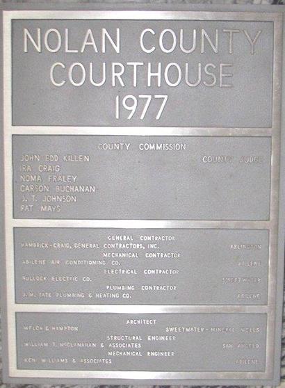 TX - Nolan County Courthouse 
