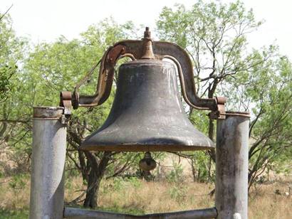 Church bell, Sylvester Texas closed church