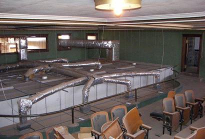 Tahoka, Texas - Lynn County Courthouse, above courtroom