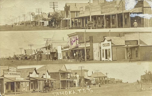 Tahoka TX - Downtown 1912 photo