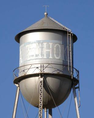 Tahoka Tx Tin Man Water Tower