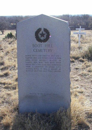 Tascosa TX - Boot Hill Cemetery Centennial Marker