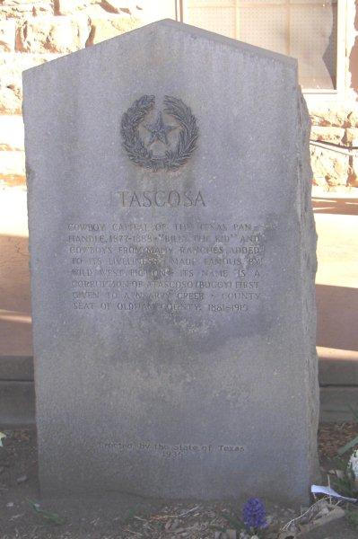 Tascosa TX Centennial Marker