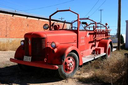 Texline Texas old fire truck