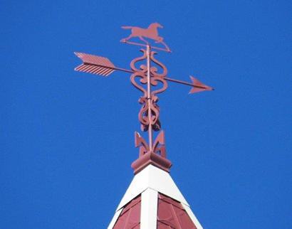 Throckmorton, Texas - Throckmorton County Courthouse weathervane