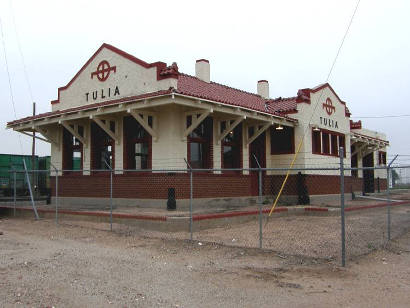 Texas  - Restored Tulia Santa Fe Depot