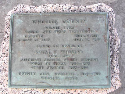 Wheeler Tx - Wheeler County Texas 1936 Centennial Marker