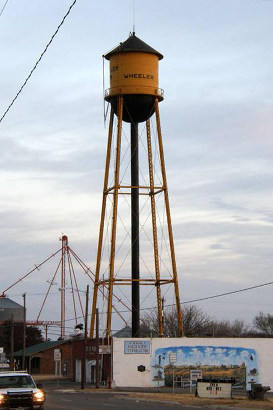 Wheeler Texas water tower