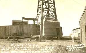 Oil Derrick, Whittenburg, Texas post office