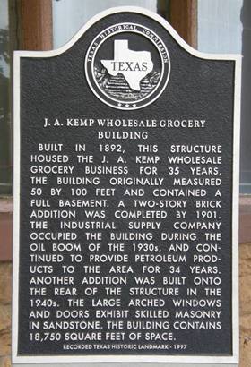 J.A. Kemp Wholesale Grocery Building , Wichita Falls Tx 