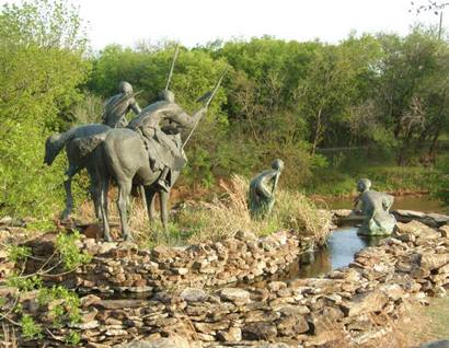 Wichita Falls Tx Wee-Chi-Tah Sculpture