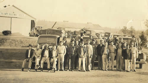 Rusk, Cherokee Co, Texas Highway Department, 1940