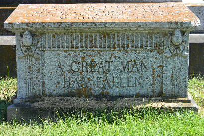 George W. Littlefield Marker “A Great Man Has Fallen” 