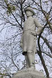 General Hiram Bronson Granbury statue 