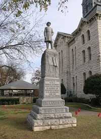 General Hiram Bronson Granbury statue 
