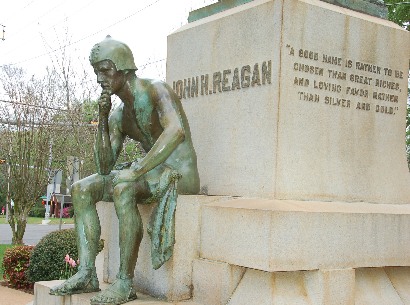 John H. Reagan Memorial, soldier statue, Palestine, Texas