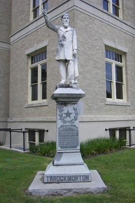 James Webb Throckmorton Statue ,  Collin County Courthouse lawn, McKinney Texas