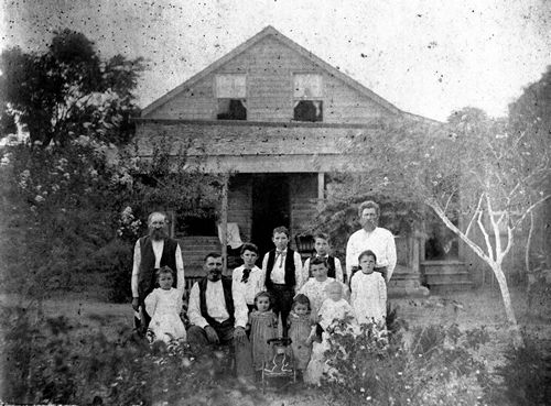 Raisin Texas Old Jasche Family Home, 1900s