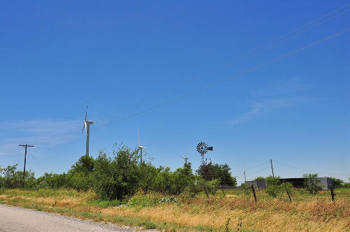 Wind Turbines, Buffalo Gap TX, US277W