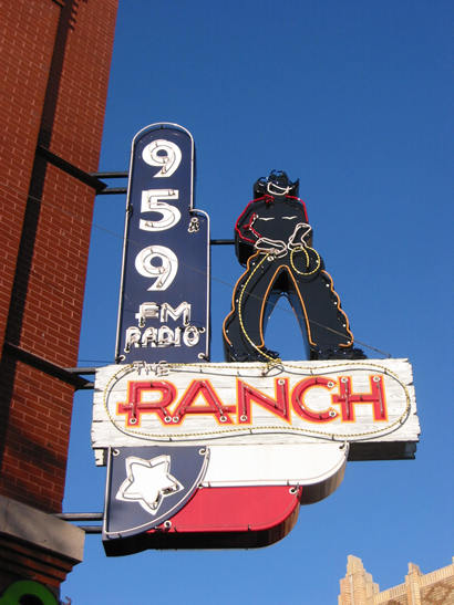 TX - Ft. Worth Dallas 95.9 Ranch Radio neon sign 