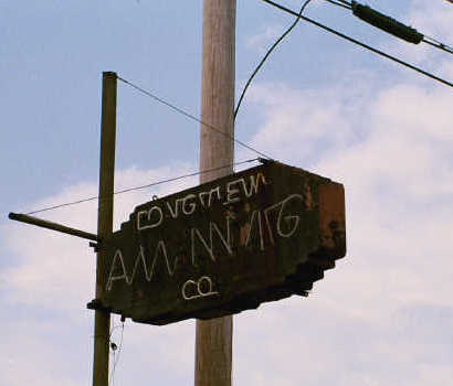 Longview TX -  Awning Company Old Neon Sign