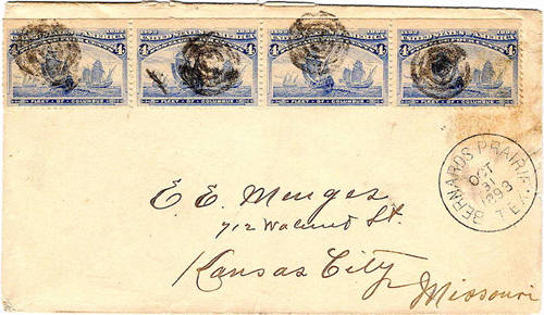 Bernardo, TX, Colorado County, 1910 postmark