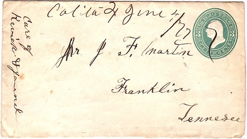 Colita, TX 1877 postmark 