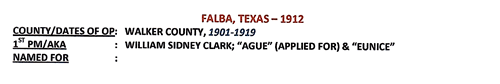 Falba TX info