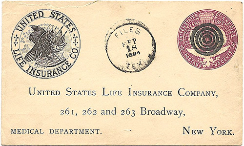 Files, TX Hill County 1894 postmark