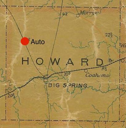 Howard County TX map