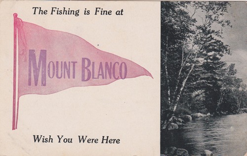 Mount Blanco TX 1912 postcard