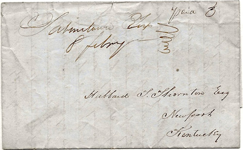 Sabinetown TX Sabine County 1853 Postmark 