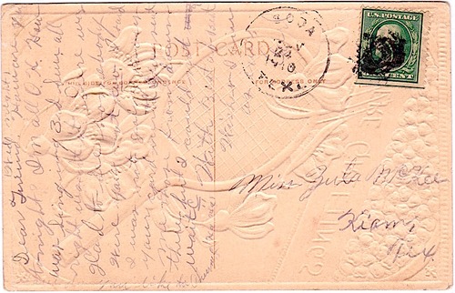 Soda, TX 1910 postmark