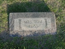 Mrs. Tom Ross gravestone