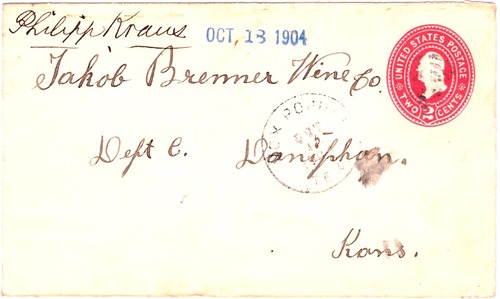 Vox Populi TX  1904 Postmark