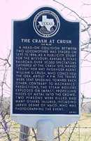 The Crash at Crush marker