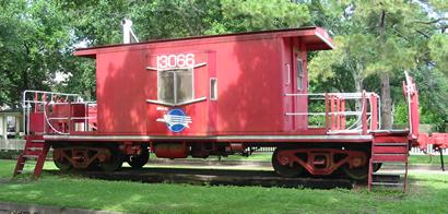 Caboose in Bay City Texas