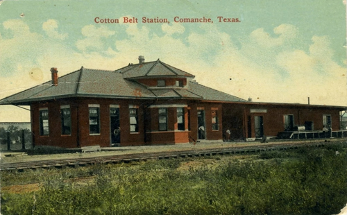 Comanchie TX Cotton Belt Station 